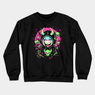 demon girl Crewneck Sweatshirt